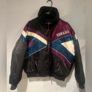 Yamaha Black and Purple Jacket snowmobile